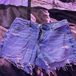 denim shorts. size 8.